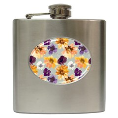 Floral Beauty Hip Flask (6 Oz) by Angelandspot