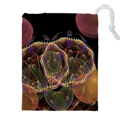 Fractal Geometry Drawstring Pouch (5xl) by Sparkle