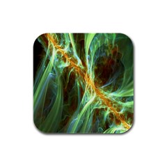 Abstract Illusion Rubber Square Coaster (4 Pack) 