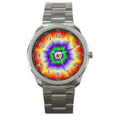 Psychedelic Big Bang Sport Metal Watch by Filthyphil