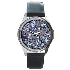 Crystal Puke Round Metal Watch by MRNStudios