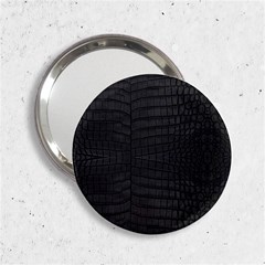 Black Crocodile Skin 2 25  Handbag Mirrors by LoolyElzayat