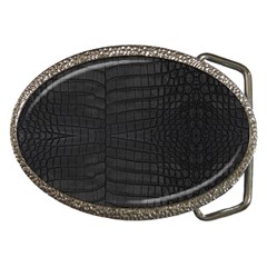 Black Crocodile Skin Belt Buckles by LoolyElzayat