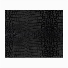 Black Crocodile Skin Small Glasses Cloth (2 Sides) by LoolyElzayat