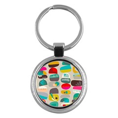 Scandinavian Balancing Act Key Chain (round) by andStretch