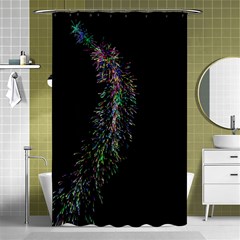 Galaxy Space Shower Curtain 48  X 72  (small) 