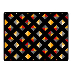 Geometric Diamond Tile Fleece Blanket (small) by tmsartbazaar