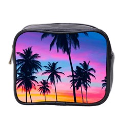 Sunset Palms Mini Toiletries Bag (two Sides) by goljakoff