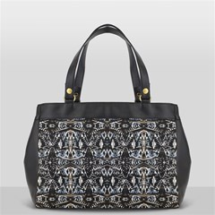 Modern Tribal Geometric Print Oversize Office Handbag (2 Sides) by dflcprintsclothing