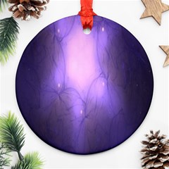 Violet Spark Ornament (round) by Sparkle