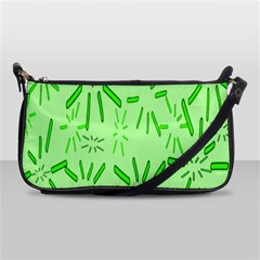 Electric Lime Shoulder Clutch Bag by Janetaudreywilson