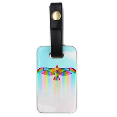 Rainbow Bird Luggage Tag (one Side) by Sparkle