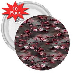 Realflowers 3  Buttons (10 Pack)  by Sparkle