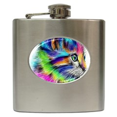 Rainbowcat Hip Flask (6 Oz)