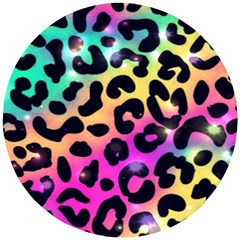 Animal Print Wooden Puzzle Round by Sparkle