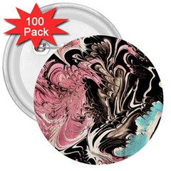 Paola De Giovanni-dragons Fire Iii 3  Buttons (100 Pack)  by kaleidomarblingart