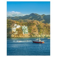 Taganga Bay Landscape, Colombia Drawstring Bag (small)