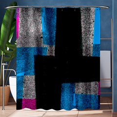 Abstract Tiles Shower Curtain 60  X 72  (medium)  by essentialimage