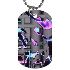 D B  Dog Tag (one Side) by MRNStudios