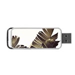 Vintage banana leaves Portable USB Flash (One Side) Front