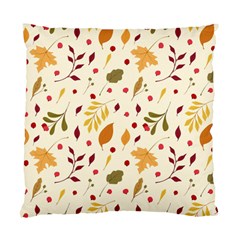 Pretty Leaves Pattern Standard Cushion Case (one Side) by designsbymallika