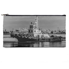 Tugboat At Port, Montevideo, Uruguay Pencil Case by dflcprintsclothing