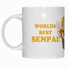 Worlds Best Senpai Mug White Coffee Mug by SleepyFox