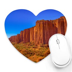 Talampaya National Park Landscape, La Rioja, Argentina045 Heart Mousepads