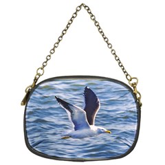 Seagull Flying Over Sea, Montevideo, Uruguay Chain Purse (one Side) by dflcprintsclothing