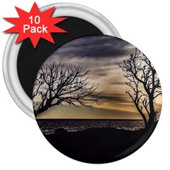 Coastal Sunset Scene At Montevideo City, Uruguay 3  Magnets (10 Pack)  by dflcprintsclothing