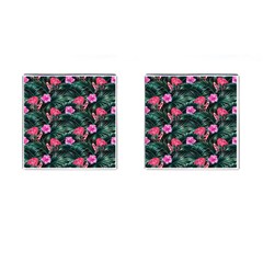 Pink Flamingo Cufflinks (square) by goljakoff