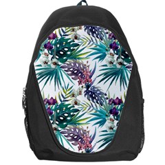 Tropical Flowers Backpack Bag by goljakoff