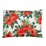 Red flowers Pillow Case (Two Sides) Front