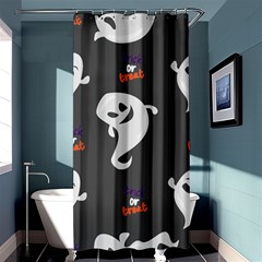 Halloween Ghost Trick Or Treat Seamless Repeat Pattern Shower Curtain 36  X 72  (stall)  by KentuckyClothing