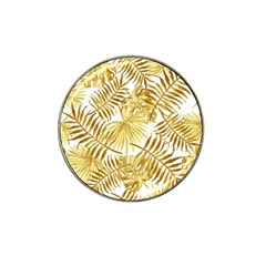 Golden Leaves Hat Clip Ball Marker (4 Pack) by goljakoff