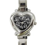 Motorcycle Riders At Highway Heart Italian Charm Watch Front