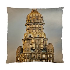 Salvo Palace Exterior View, Montevideo, Uruguay Standard Cushion Case (one Side) by dflcprintsclothing