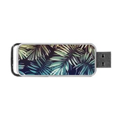 Tropical Leaves Portable Usb Flash (two Sides) by goljakoff