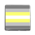 Deminonbinary Pride Flag LGBTQ Memory Card Reader (Square 5 Slot) Front