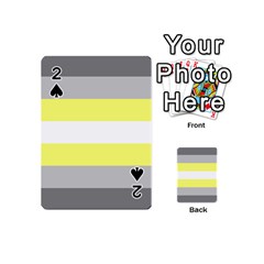 Deminonbinary Pride Flag Lgbtq Playing Cards 54 Designs (mini) by lgbtnation