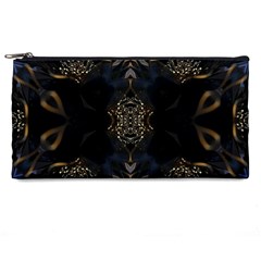 Blue And Gold Pencil Case by Dazzleway