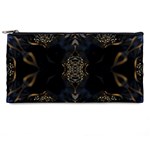 Blue and gold Pencil Case Front