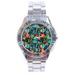 Sea Animals Stainless Steel Analogue Watch by goljakoff