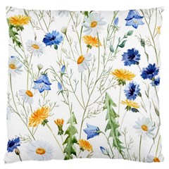 Summer Flowers Large Cushion Case (two Sides)