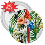 Jungle 3  Buttons (100 pack)  Front