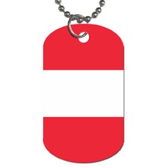 Flag Of Austria Dog Tag (one Side) by FlagGallery