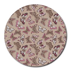 Butterflies Round Mousepads by goljakoff