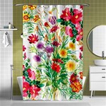 Summer flowers Shower Curtain 48  x 72  (Small)  Curtain(48  X 72 ) - 42.18 x64.8  Curtain(48  X 72 )