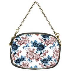 Blue And Rose Flowers Chain Purse (one Side) by goljakoff