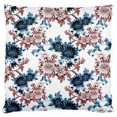 Blue And Rose Flowers Standard Flano Cushion Case (two Sides) by goljakoff